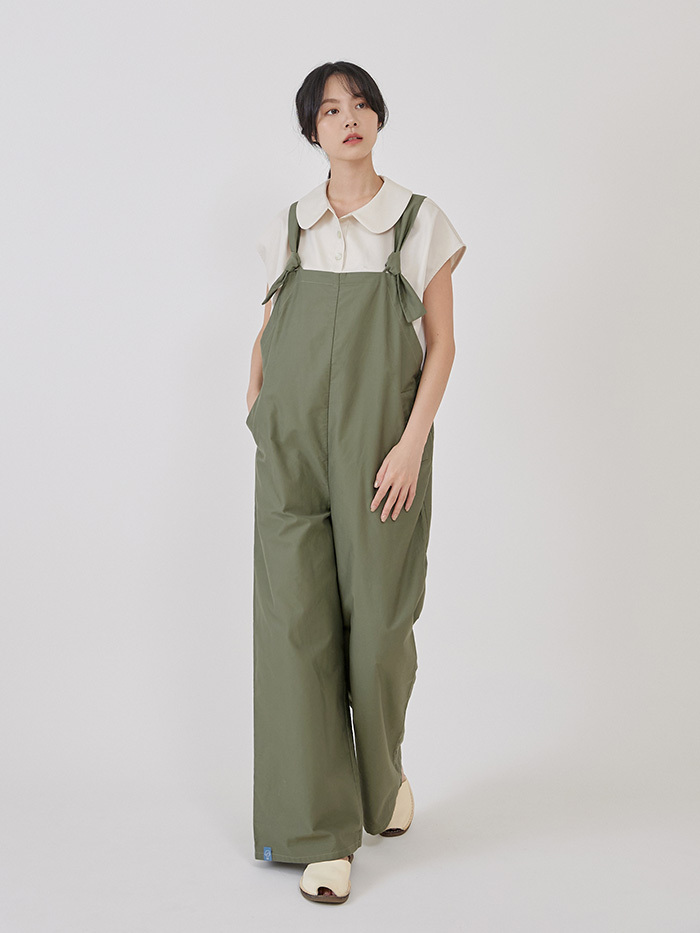 海帶結連身寬褲-好菜