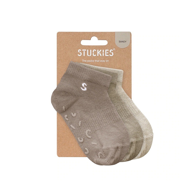 STUCKIES 短襪三入組-Sandy