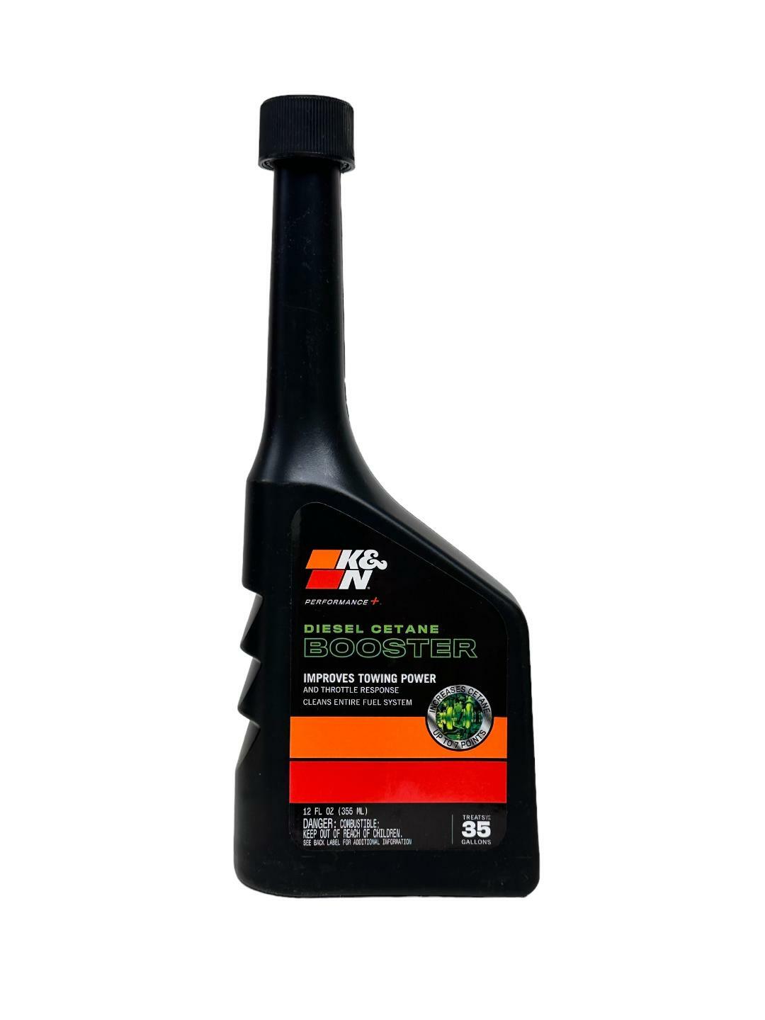 K&N 99-2030 柴油車2合1油路系統清洗及十六烷值增強劑 (12oz.)