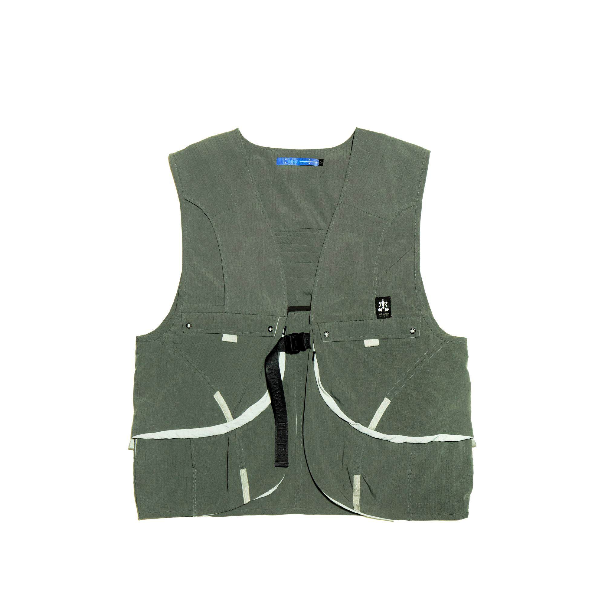 蟲殼工裝背心- 灰綠