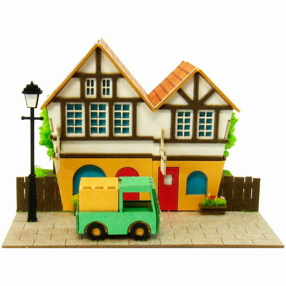 日本sankei 微縮藝術精品 _【MP05-04】小さな街並み