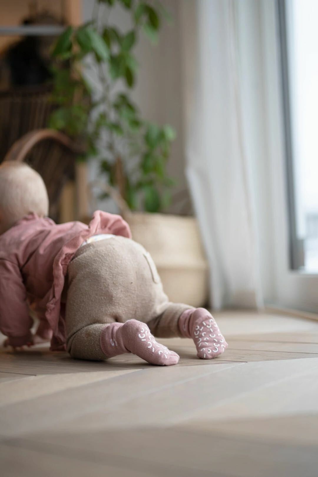 STUCKIES 防滑襪-Dusty Coral