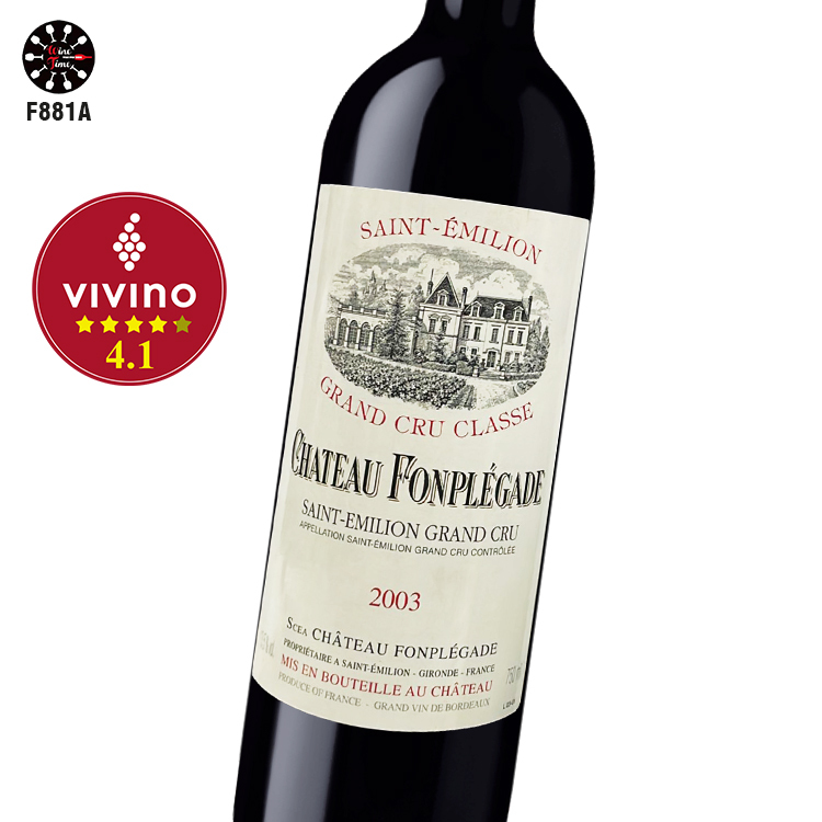 Chateau Fonplegade 2003| Saint Emilion Grand Cru Classe| Vivino 4.1