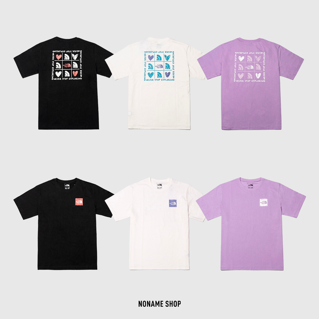 THE NORTH FACE TNF 北臉 情人節限定 愛心 九宮格 三色 (男款)