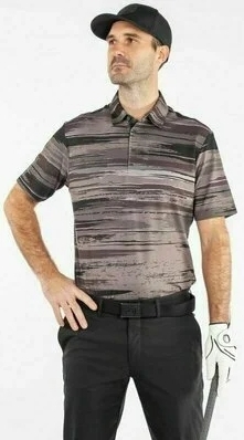 男【現貨】Galvin Green/Galvin Green Mathew Ventil8+/鯊魚皮條紋印花POLO短袖衫#30968GG