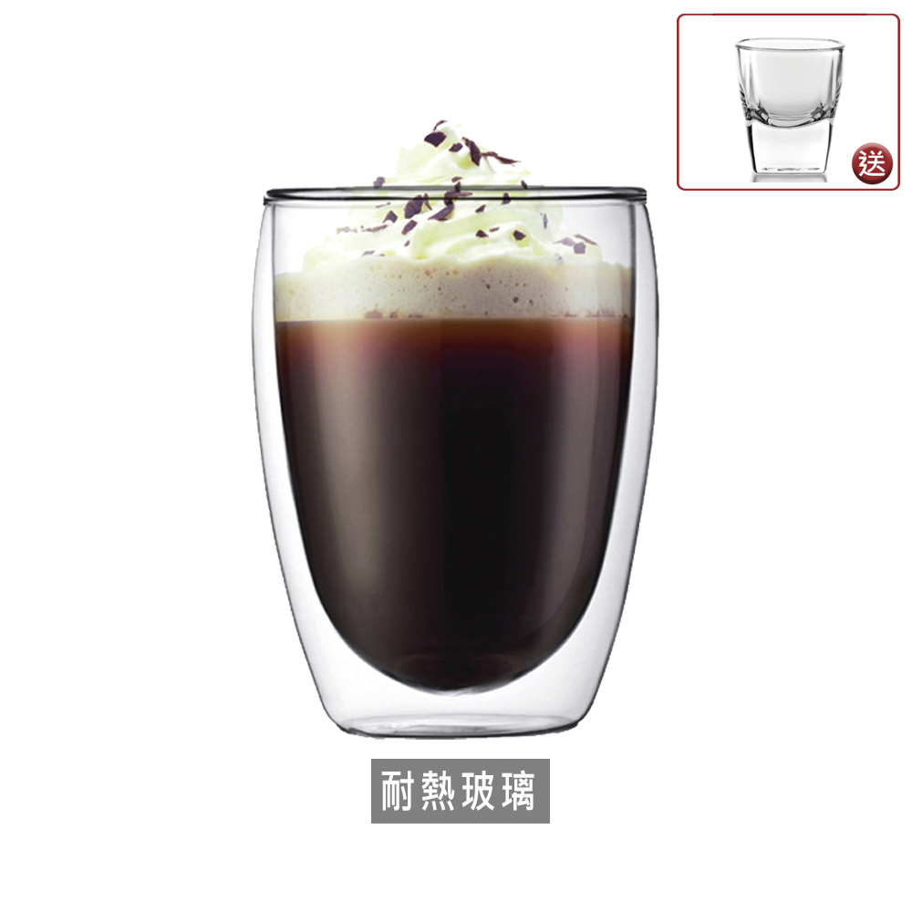 耐熱雙層杯-350ml/1入