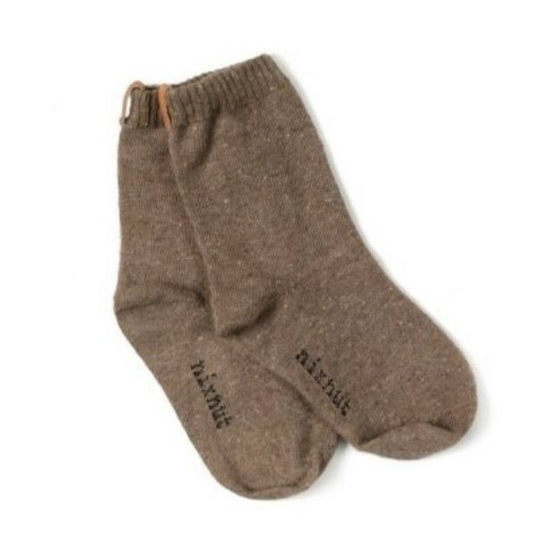 NIXNUT 棉製棕色短襪 Socks Brown