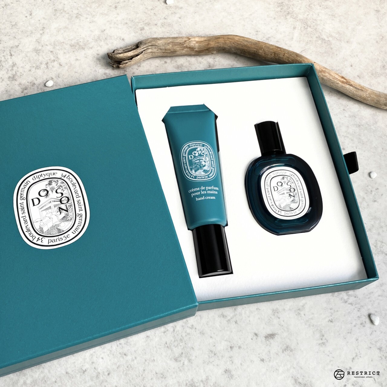 Diptyque 蒂普提克 杜桑淡香水禮盒 限定款 松石綠色 (淡香水30ml+護手霜45ml)