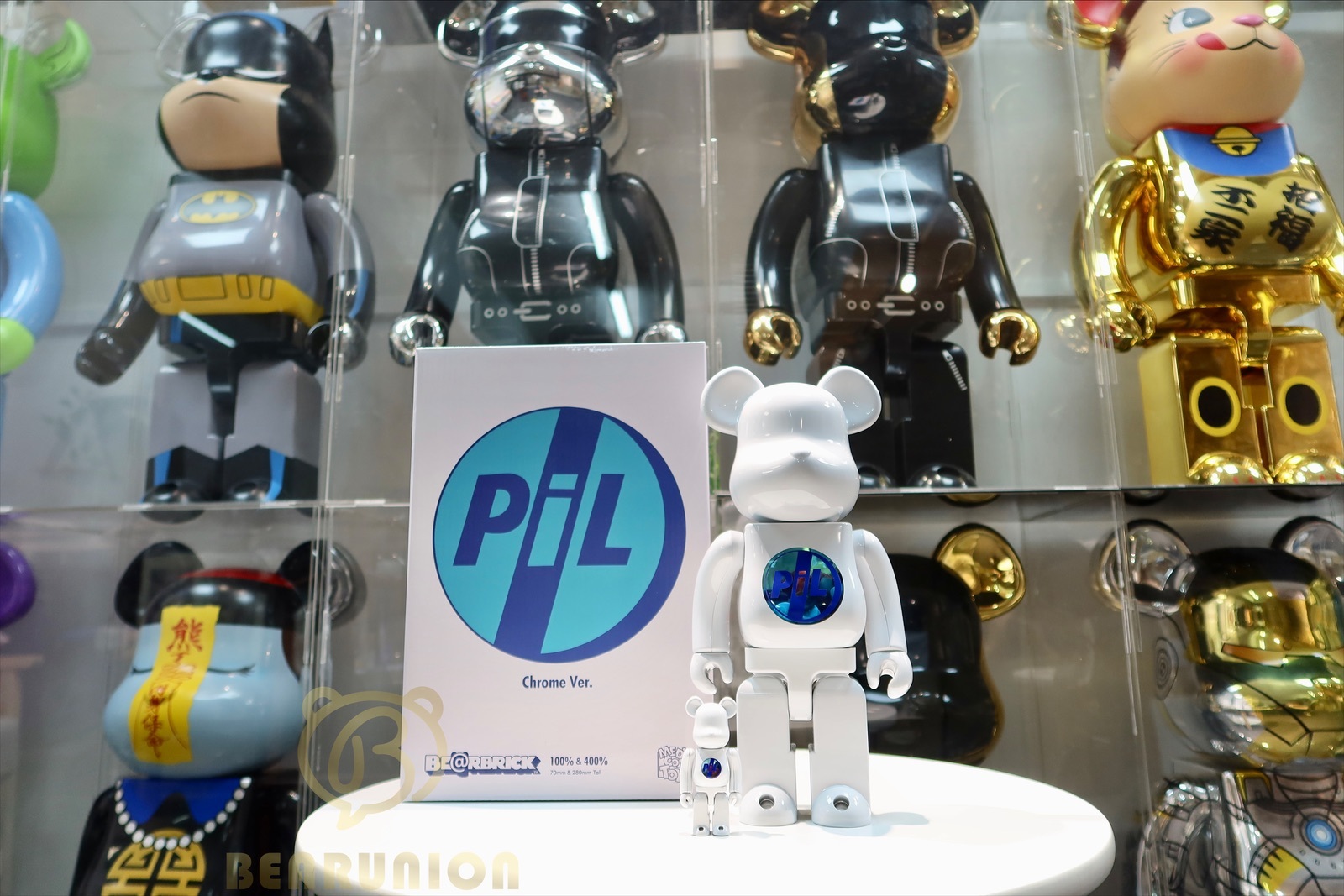 BE@RBRICK - ベアブリック BE@RBRICK PiL CHROME 100% 400％ BE@RBRICK PiL CHROME Ver. 100％ & 400％ – TOYQUBE.COM