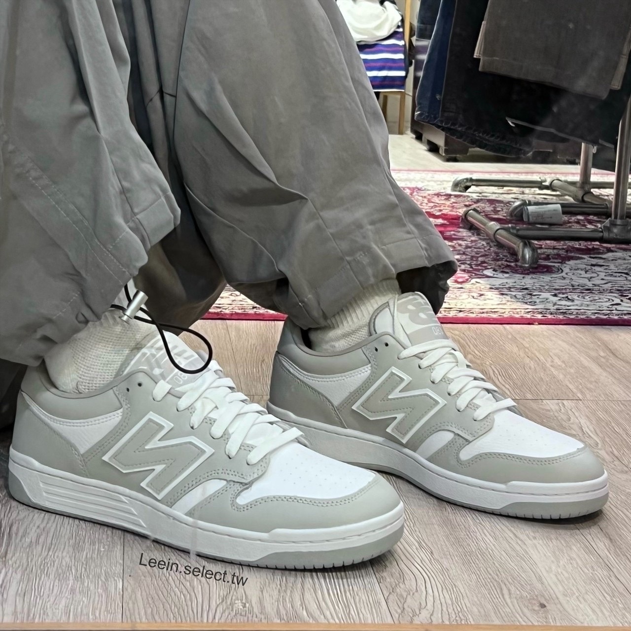 <快速出貨>New Balance 480 灰白 復古 麂皮 情侶鞋 休閒鞋 運動鞋 男鞋 女鞋