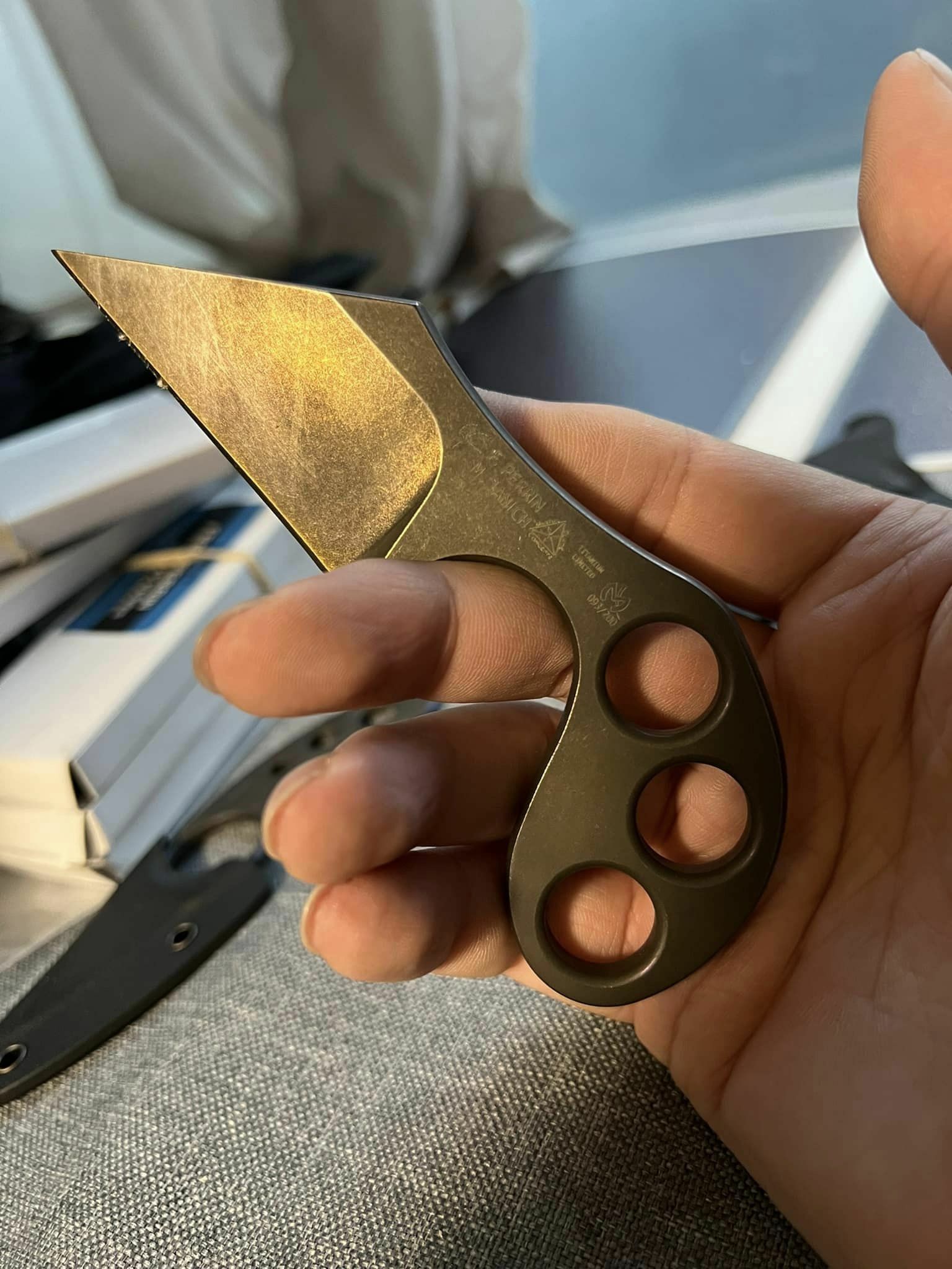 Fred Perrin Titanium Neck Knife