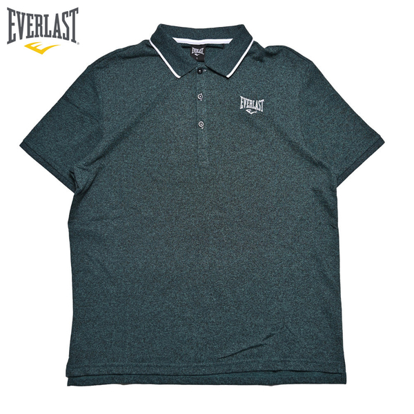 EVERLAST 短袖 短T 森林綠 POLO衫 機能 上衣 男 4021130073