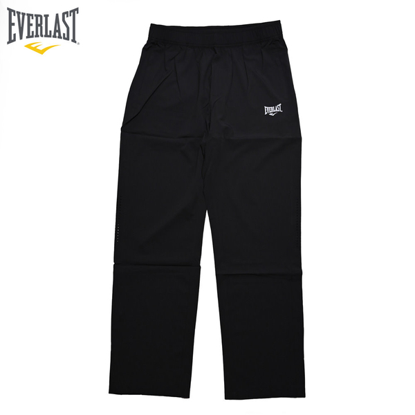 EVERLAST 長褲 黑色 輕薄材質 運動 風褲 男 4021180420