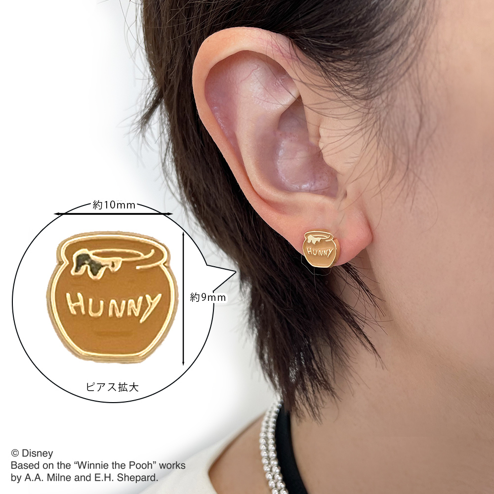 【現貨】迪士尼 小熊維尼耳環組合