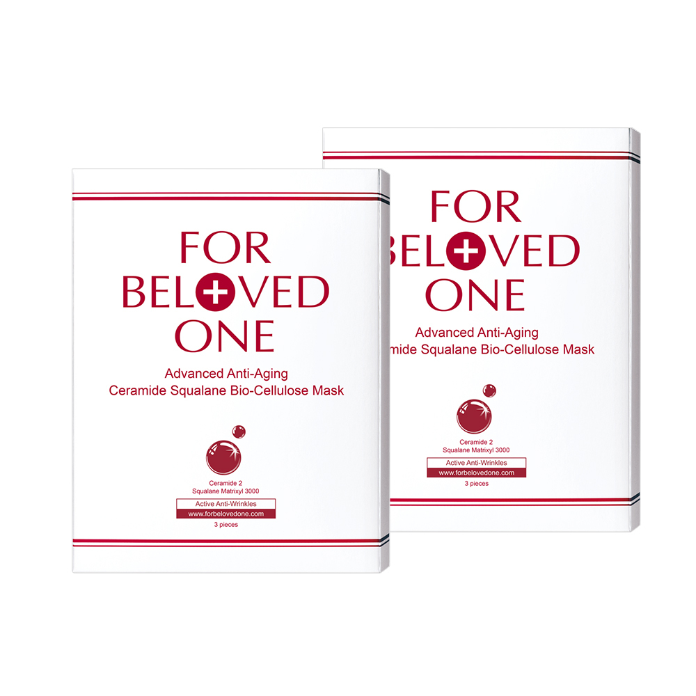 全能抗皺神經醯胺角鯊生物纖維面膜 3片/盒 (2盒)