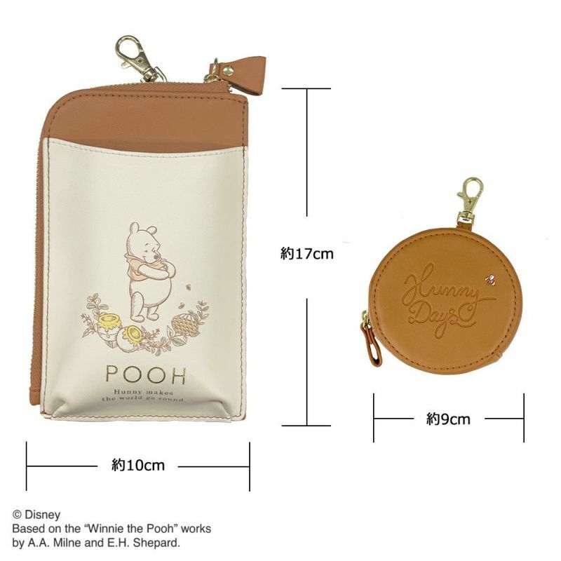 【現貨】迪士尼 小熊維尼多功能票卡零錢包