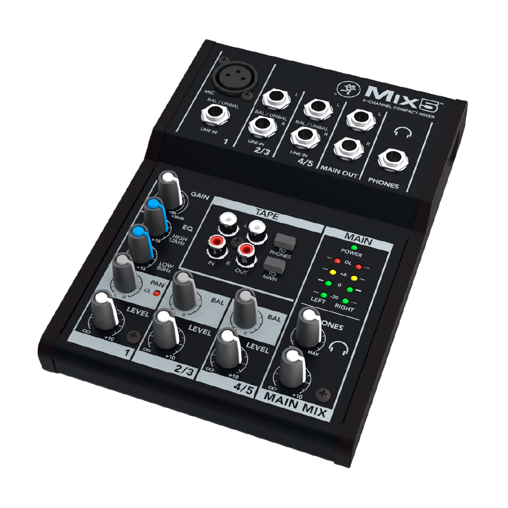 Mackie Mackie / Mix5 類比混音機 第 3 張圖片｜三峽錄音 / 音響