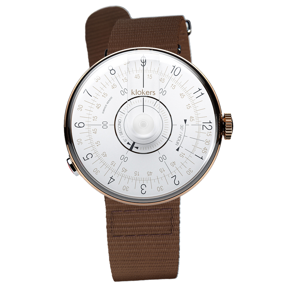 KLOK-08-D1 白軸+尼龍錶帶