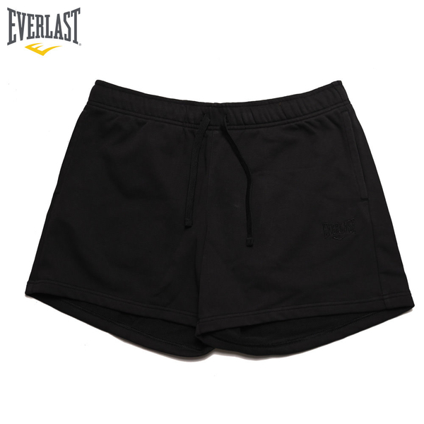 EVERLAST 短褲 黑色 小LOGO 休閒 棉褲 女 4022170220