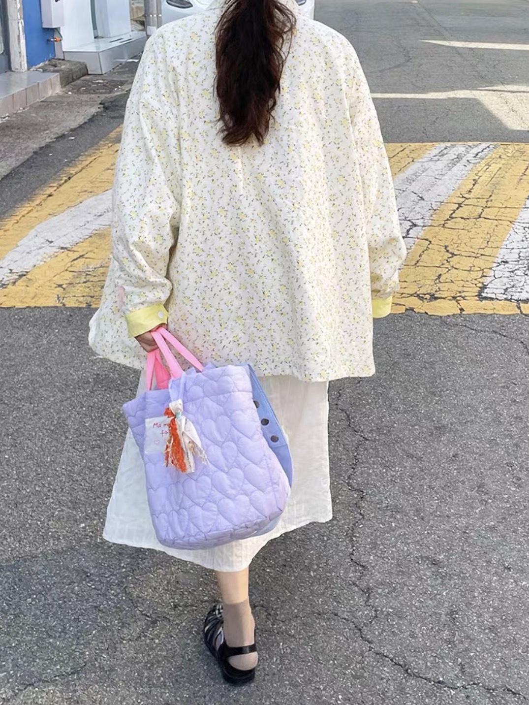 #現貨 軟綿刺繡愛心包 偷偷藏不住 桑稚同款 包包