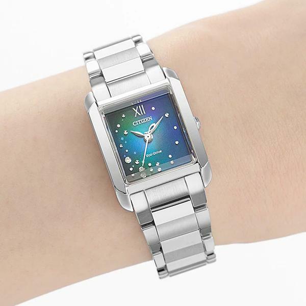 星辰 Citizen L 系列藍面光動能女裝手錶EW5591-60L