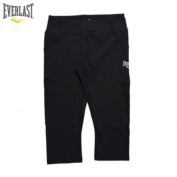 EVERLAST 長褲 黑 韻律 緊身褲 七分褲 女 4022192120