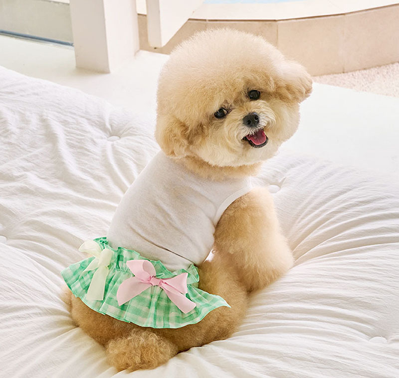 涼感透氣荷葉邊衣裙 (白) - It’s sunny outside