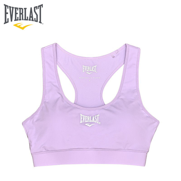 EVERLAST 背心 紫 白LOGO 韻律 機能 運動內衣 女 4022190291