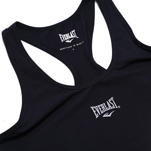 EVERLAST 背心 黑 胸前LOGO 吸排 挖背 運動 上衣 女 4022165120