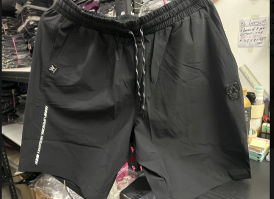 [S] LIFEWORK DRASTRING WAIST ELASTICATED SHORT,BLACK, LW232KS490-1-40 (SLW291)