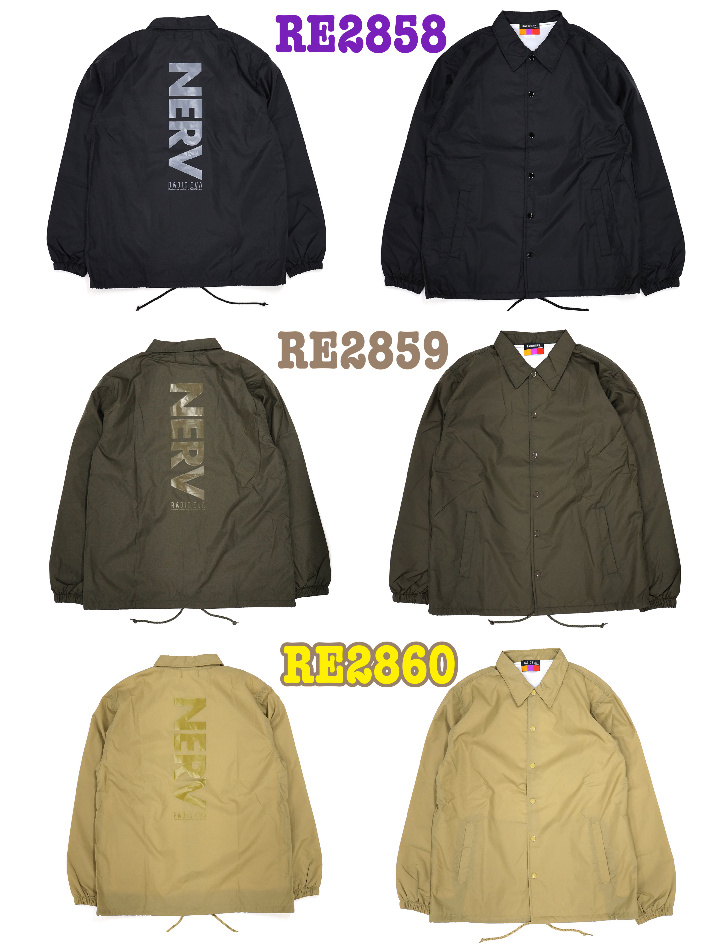 Evastore 預訂 NERV COACH JACKET⚠️⚠️熱賣款‼️落單前請先PM查詢貨源