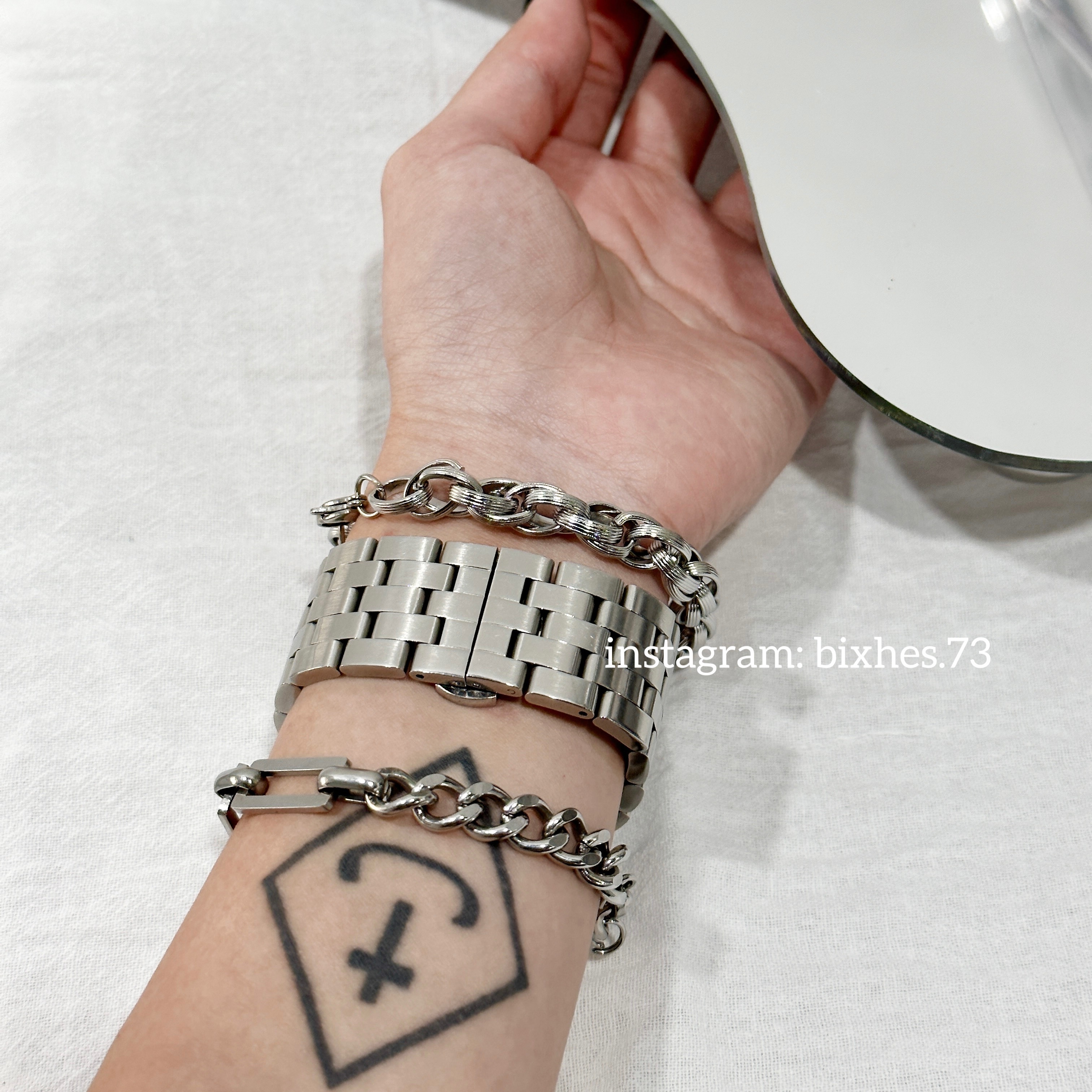 簡約麻花鏈條手鍊(K00039)