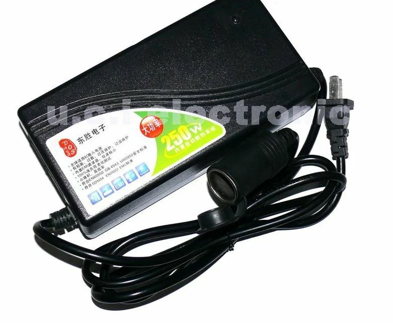 【UCI電子】 (K-1) 車載電源轉換器110-220V轉12V 20A 250W汽車點煙器車載大功率直流電源轉換器