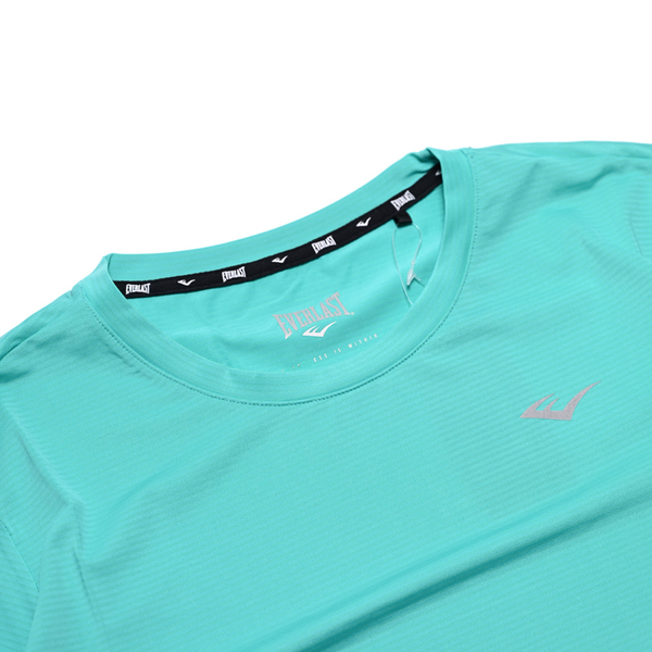 EVERLAST 短袖 短T 藍色 反光LOGO 吸排 快乾 上衣 女 4022108482