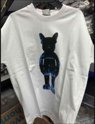 [S] LIFEWORK FLRME FIGURE SHORT-SLEEVE T-SHIRT,WHITE, LW232TS418-1-00 (SLW294)