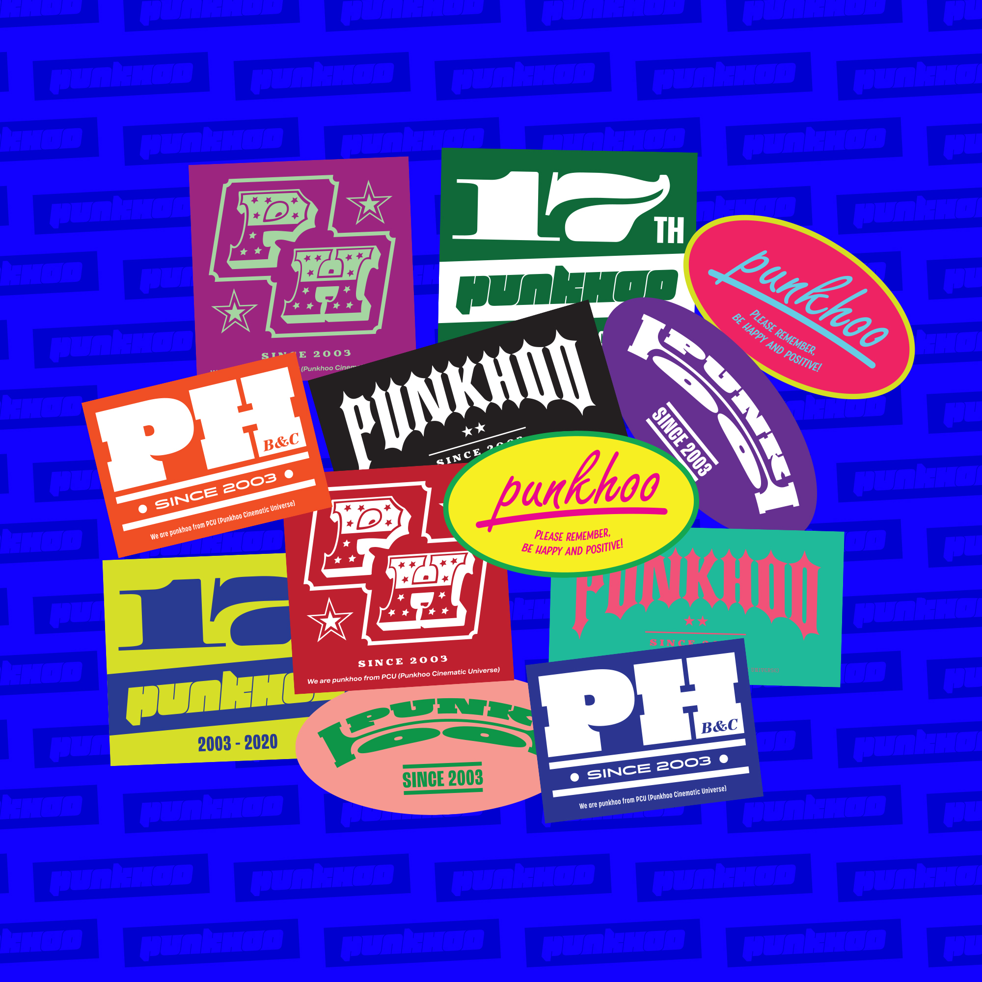 【胖虎 punkhoo】Hold on my dear 五張組合貼