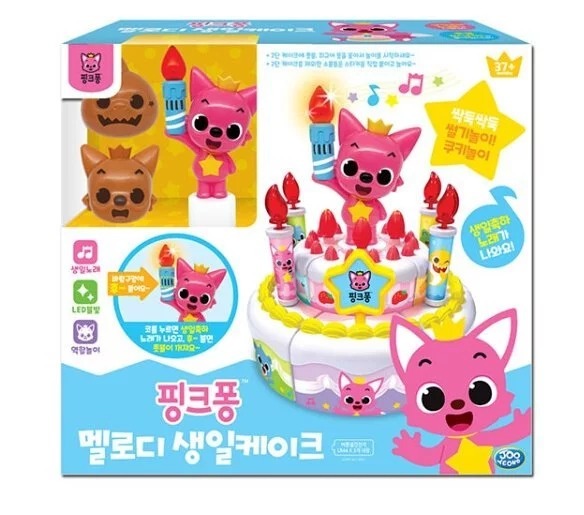 韓國直送🇰🇷  Pingfong雙層音樂生日蛋糕玩具