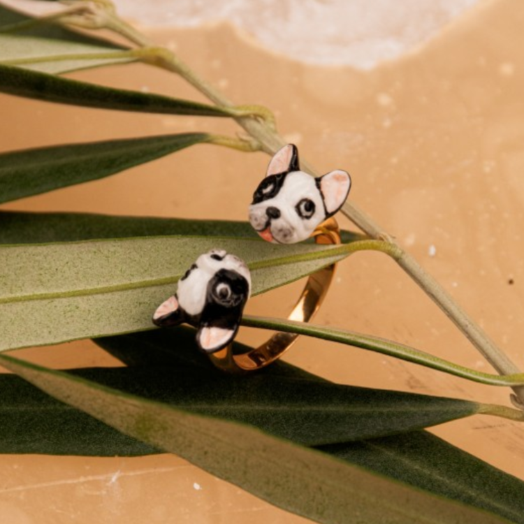 NACH 雙頭法鬥瓷戒指