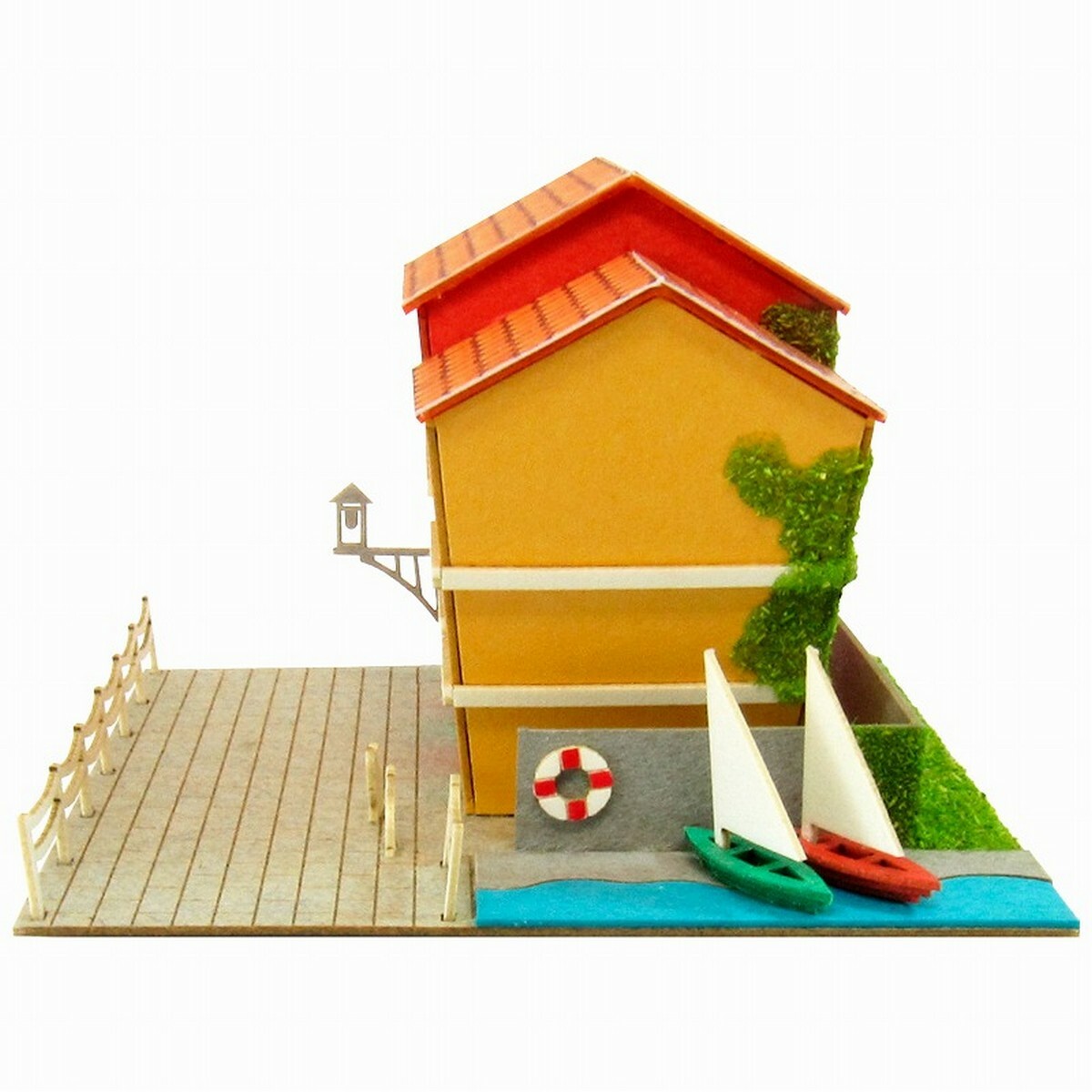 日本sankei 微縮藝術精品 _【MP05-05】小さな港町