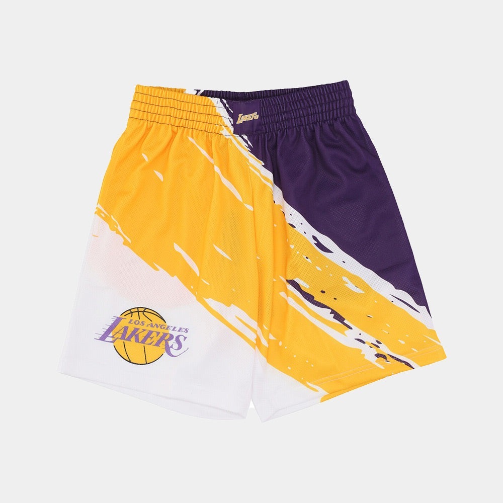 Mitchell & Ness NBA Paint Brush Short Lakers