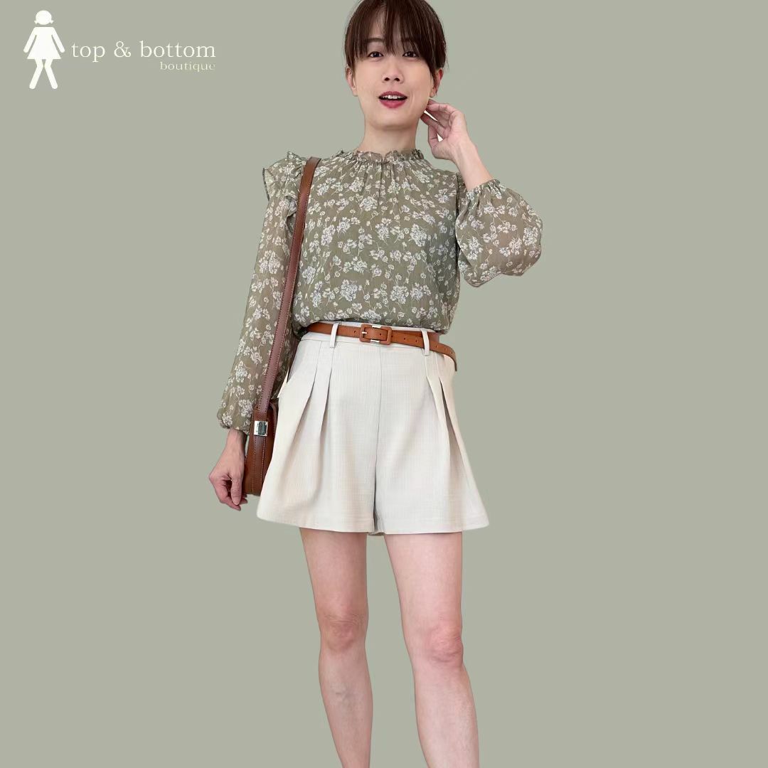 L/SLEEVE FLORAL BLOUSE