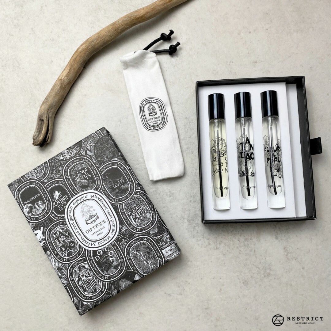 Diptyque 蒂普提克 淡香精禮盒[杜桑+譚道+肌膚之華](7.5mlX3)