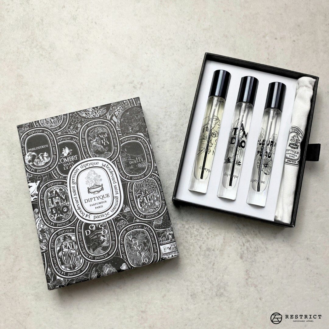 Diptyque 蒂普提克 淡香精禮盒[杜桑+譚道+肌膚之華](7.5mlX3)