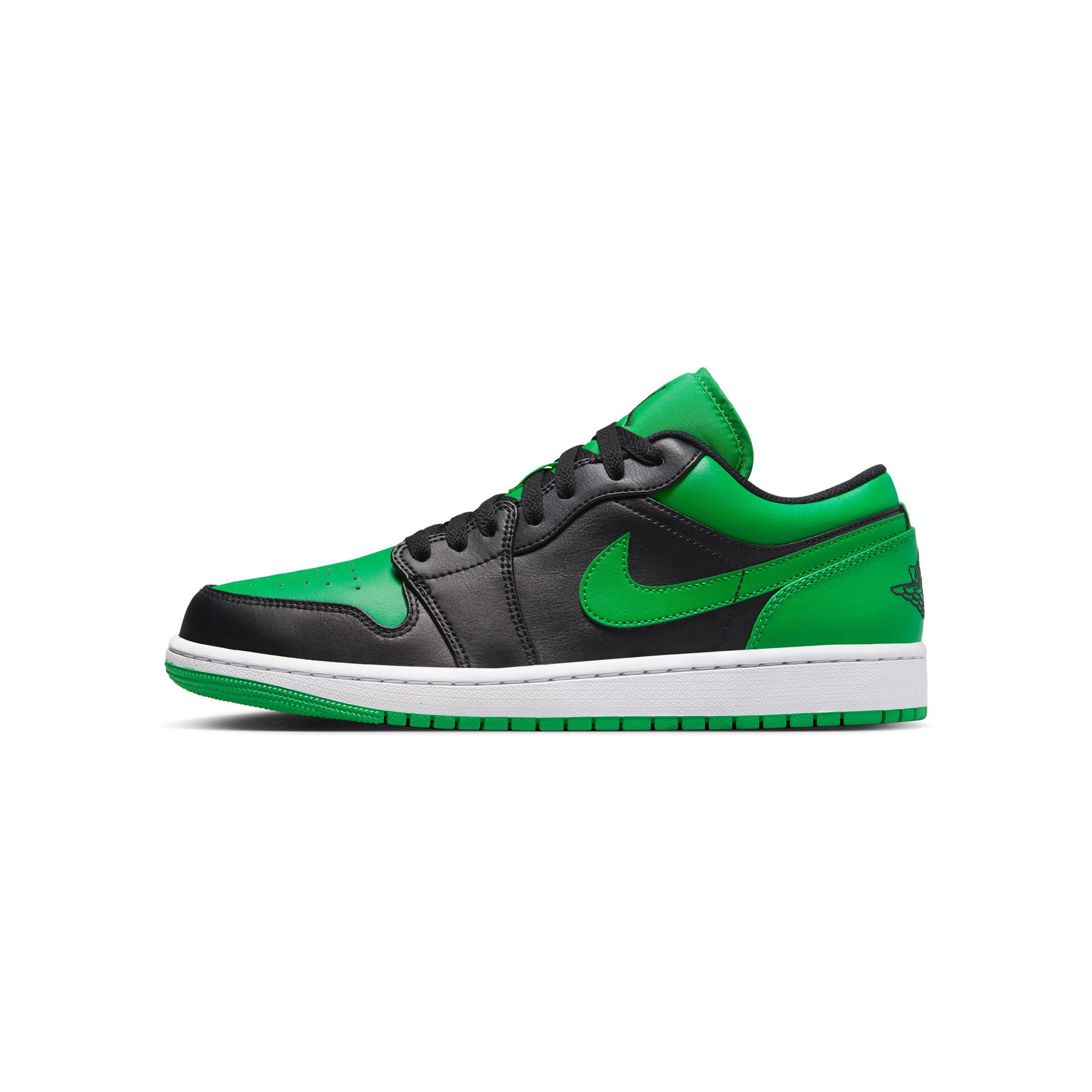 -(D6a)-AIR JORDAN 1 LOW "LUCKY GREEN" 黑綠-553558 065
