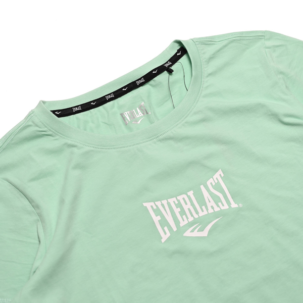 EVERLAST 短T 短袖 蒂綠 小LOGO 休閒 運動 上衣 女 4022100971