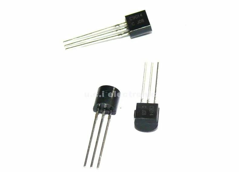 【UCI電子】(CC1-5) C9012 9013 9014 9011 1384 TO-92NPN直插三極管 9012