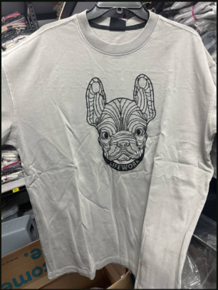 [S] LIFEWORK LOGO SHORT-SLEEVE T-SHIRT,GREY, LW232TS080-2-33 (SLW296)