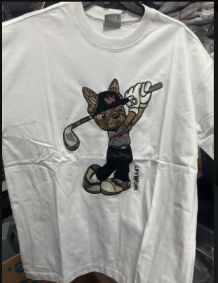 [S] LIFEWORK GOLF HIPDOK SHORT-SLEEVE T-SHIRT,WHITE, LW232TS406-3-00 (SLW297)