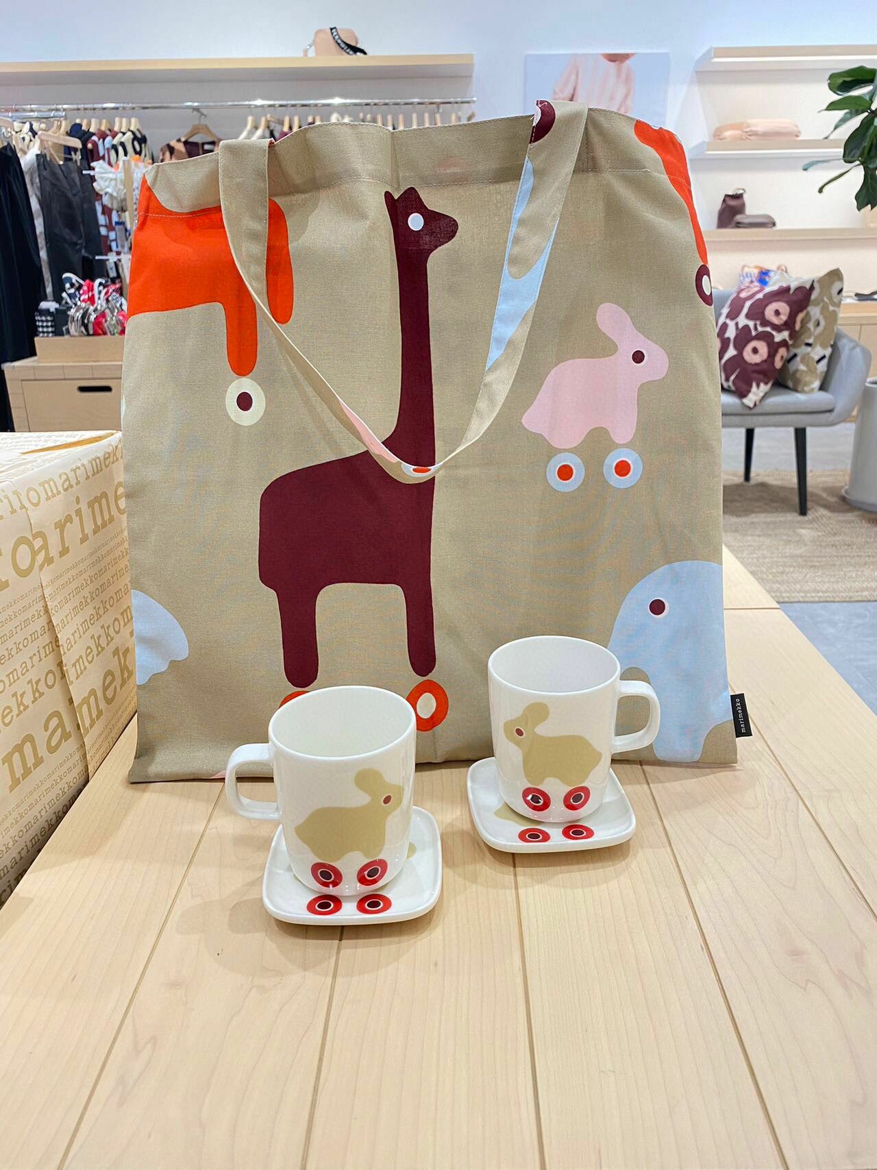 Marimekko23限定兔款對杯