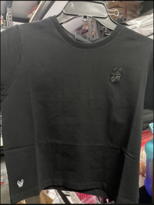 [S] LIFEWORK VOLUME LADOK SHORT-SLEEVE T-SHIRT,BLACK, LW232TS801-2-40 (SLW299)